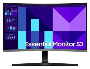Samsung LS27D390GAEXXY, 27" FHD VA Curved Monitor, 1920x1080, 16:9, 4ms, 100Hz, 1xHDMI, 1xD-Sub, VESA, Tilt, 3 Year Warranty