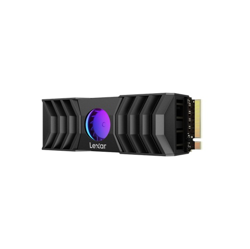 Lexar LNM1090002T-RNANG, NM1090, 2TB with Heatsink M.2 2280 PCIe Gen 5x4 NVMe SSD, 1400TBW, Read Speed: 12000MB/s, Write Speed: 11000MB/s, MTBF: 1,500,000 Hours, 5 Year Warranty - Image 2