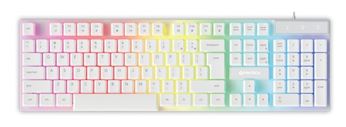 Fantech KBFTP51WH, P51 5 in 1 Power Bundle, Includes Shikari K515 Gaming Keyboard, Crypto VX7 Gaming Mouse, Vigil MP356 Medium Mousepad, Flash HQ53 Gaming Headset, Tower II AC304 Headset Stand, Space White, 1 Year Warranty - Image 2