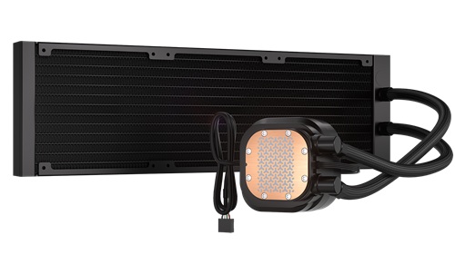 Corsair CW-9061033-WW, NAUTILUS 360 RS LCD Liquid CPU Cooler, 360mm Radiator, Fan: 3x120mm, Airflow: 72.8CFM, Noise: 36dB(A), Compatible: AMD: AM5, AM4 | Intel: 1851, 1700, 5 Year Warranty - Image 2