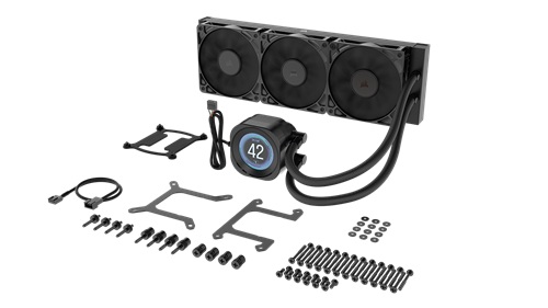 Corsair CW-9061033-WW, NAUTILUS 360 RS LCD Liquid CPU Cooler, 360mm Radiator, Fan: 3x120mm, Airflow: 72.8CFM, Noise: 36dB(A), Compatible: AMD: AM5, AM4 | Intel: 1851, 1700, 5 Year Warranty - Image 3