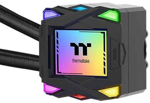 Thermaltake CL-W459-PL12SW-A, LA360 ARGB AIO Liquid CPU Cooler, 360mm Radiator, 3x120mm ARGB Fans, Compatible With Intel LGA 2066, 2011-3, 2011, 1851, 1700, 1200, 1156, 1155, 1151, 1150, AMD AM5, AM4, AM3+, AM3, 2 Year Warranty - Image 2