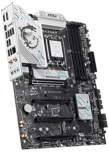 MSI B860 GAMING PLUS WIFI, ATX, Intel LGA 1851, 4xDDR5, 3xM.2, 4xSATA 6G, RAID, 1xHDMI, 1xDP, 1xTB4, 4xPCIe, LAN, Wi-Fi 7+Bluetooth, 4xUSB2.0, 4xUSB-A, 3 Year Warranty - Image 4