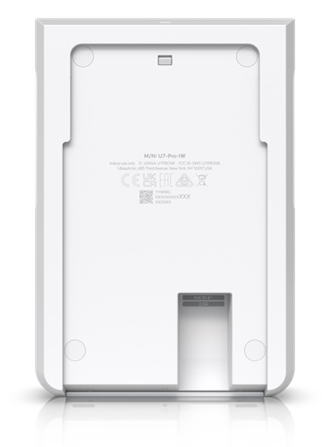 Ubiquiti U7 Pro Wall, 6 Spatial Stream Access Point, 6 GHz Support Tailored, PoE+, Voltage 44—57V DC, Max Power 22W, 2.5 GbE uplink, 300+ Devices,140 m² cover, 1 Year Warranty - Image 4
