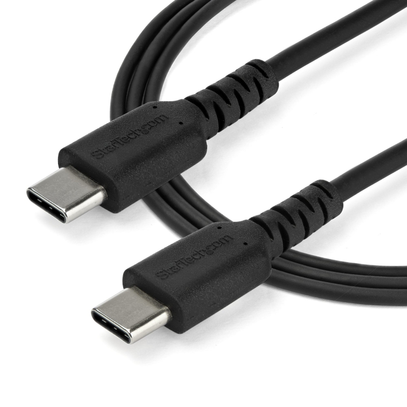 StarTech RUSB2CC2MB, USB-C Charging Cable, 2m, Black, 1 Year Warranty - Image 3