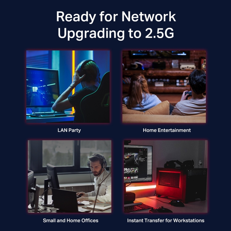 *Sale till 30 Sep* TP-Link TL-SG105-M2, 5× 100Mbps, 1Gbps, 2.5Gbp Ports, Fanless, Wireless AX, 3 Year Warranty - Image 5