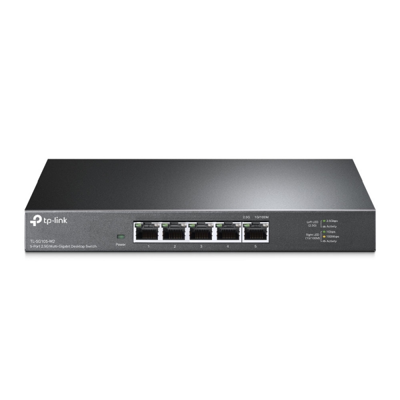 *Sale till 30 Sep* TP-Link TL-SG105-M2, 5× 100Mbps, 1Gbps, 2.5Gbp Ports, Fanless, Wireless AX, 3 Year Warranty