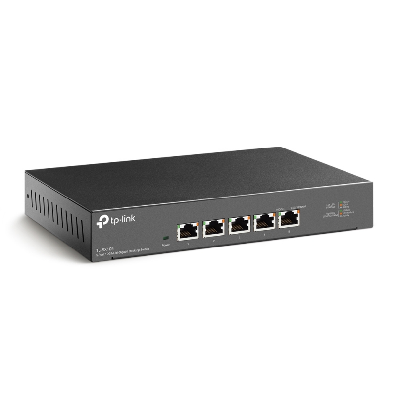 TP-Link TL-SX105, 10G Desktop Switch, 5 Ports, Switching Capacity: 100 Gbps, 5 Year Warranty
- Image 2