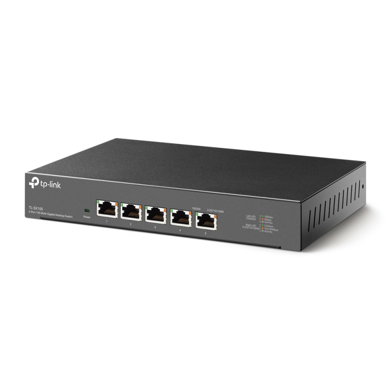 TP-Link TL-SX105, 10G Desktop Switch, 5 Ports, Switching Capacity: 100 Gbps, 5 Year Warranty
- Image 3