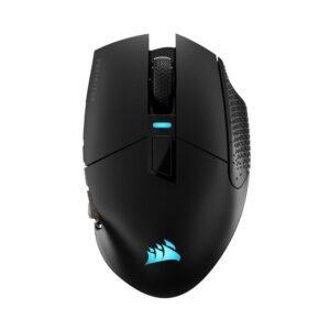 Corsair CH-9314311-AP, Scimitar ELite RGB MMO Wireless Gaming Mouse, Bluetooth, 16 Buttons, USB-A, Black, 2 Year Warranty