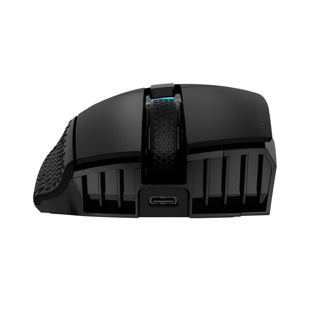 Corsair CH-9314311-AP, Scimitar ELite RGB MMO Wireless Gaming Mouse, Bluetooth, 16 Buttons, USB-A, Black, 2 Year Warranty - Image 5