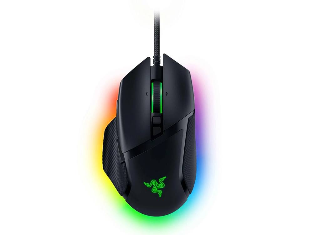 Razer RZ01-04000100-R3M1, Basilisk V3 Ergonomic Gaming Mouse, Wired, 2600dpi, RGB, Black, 2 Year Warranty