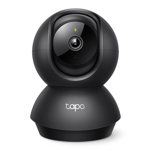 TP-Link TAPO C211, Pan/Tilt Home Security Wi-Fi Camera, 2K, 3MP, H.265, 850nm IR, Built-in microphone, 1 Camera System, Black, 2 Year Warranty