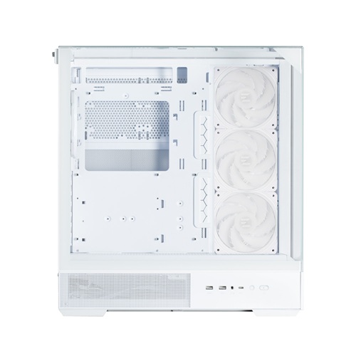 Zalman P40 PRISM PLUS WHITE, ATX, Mid Tower, Drive Bays: 4 x Combo(2.5” or 3.5”) (Max. 5 x 2.5" or 4 x 3.5" ), Expansion Slot: 7, Fan: 120mm, Motherboard Support: ATX / mATX / Mini-ITX, 1 Year Warranty - Image 4