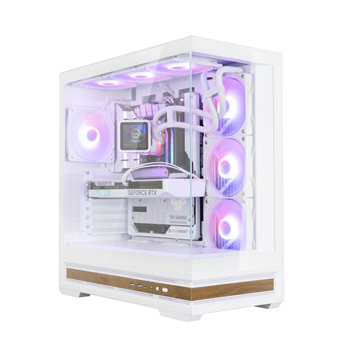Zalman P40 NAMU WHITE, ATX, Mid Tower, Tempered Glass, Drive Bays: 2 x Combo(2.5” or 3.5”) (Max. 3x 2.5” or 2 x 3.5”), Expansion Slot: 7, Fan: 120mm, Motherboard Support: ATX / mATX / Mini-ITX, 1 Year Warranty