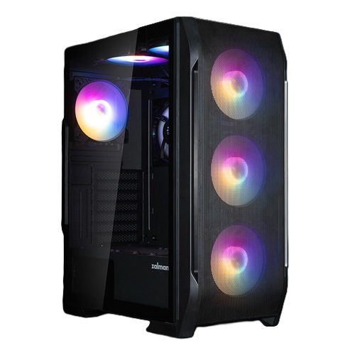 Zalman N7 PLUS V2, ATX, Mid Tower, Tempered Glass, Drive Bays: 1 x Combo (3.5" or 2.5", 1 x 3.5"), 3 x 2.5“, Expansion Slots: 7, Fan :120mm, Motherboard Support: ATX/mATX / Mini-ITX, 1 Year Warranty - Image 2