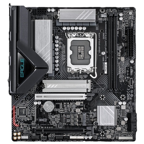 Gigabyte GA-B860M-EAGLE-WIFI6, Micro ATX, Intel LGA 1851, 2xDDR5, 2xM.2, 4xSATA 6Gb/s, RAID, 2xPCIe, 1xHDMI, 1xDP, GbE LAN, Wireless AX+Bluetooth, 3xUSB3.2, 3xUSB2.0, 3 Year Warranty - Image 2