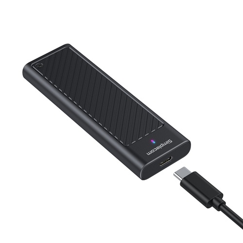 Simplecom SE538, M.2 SSD to USB 3.2 Gen 2x2 USB-C Enclosure, 20Gbps, NVMe, SATA Dual Protocol, 1 Year Warranty - Image 3