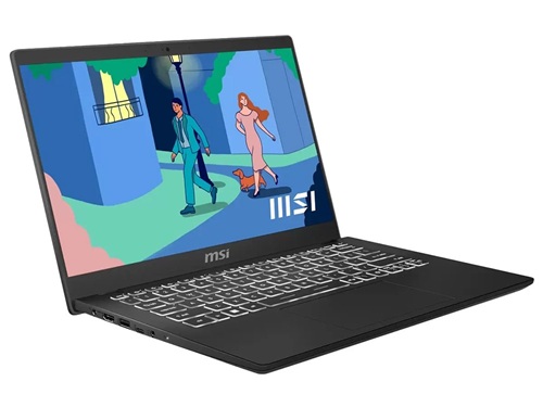 MSI Modern 14 C7M-288AU, 14" FHD Screen, AMD Ryzen 5-7430U, 8GB DDR4 RAM, 512GB NVMe SSD, Wireless AX+Bluetooth, Windows 11 Home, Classic Black, 1 Year Warranty - Image 3