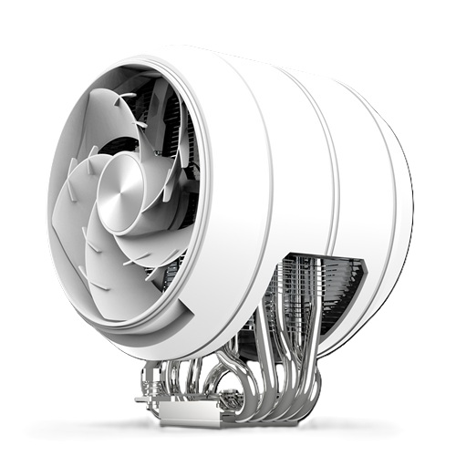 Zalman ZET 5 WHITE, ZET5 200w Jet turbine styled cooler, Fan: 120mm, Airflow: 44.48CFM, Noise: 30.4dB(A), Compatibility: INTEL Socket : LGA1851/1700/1200/115X AMD Socket : AM5/AM4, 1 Year Warranty - Image 4