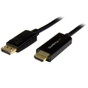 StarTech DP2HDMM5MB, DISPLAYPORT TO HDMI CONVERTER CABLE - 5M (16 FT) - 4K, 1 Year