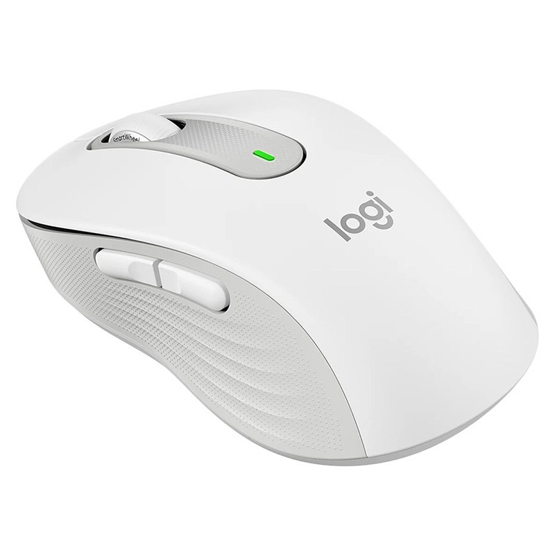 Logitech 910-006264, Signature M650 Wireless Mouse, Bluetooth, 4000 dpi, 5 Programmable Buttons, USB, Off White, 1 Year Warranty - Image 2
