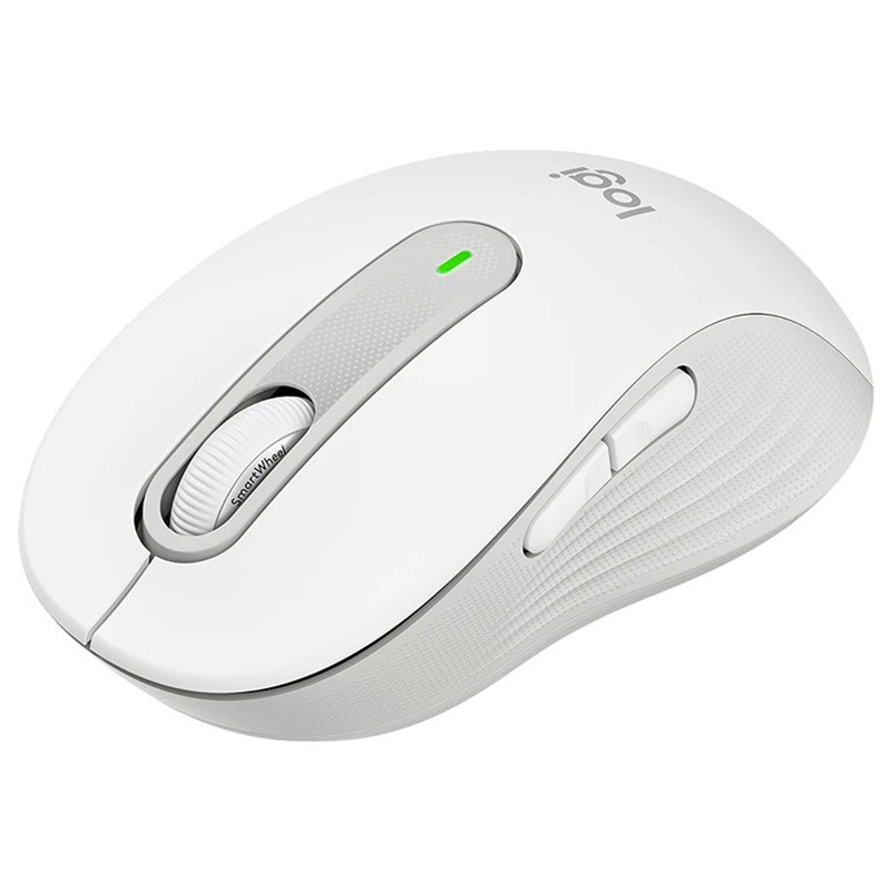 Logitech 910-006264, Signature M650 Wireless Mouse, Bluetooth, 4000 dpi, 5 Programmable Buttons, USB, Off White, 1 Year Warranty - Image 3