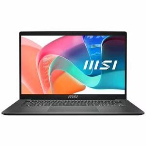 MSI MODERN 14 F1MG-080AU, 14" FHD IPS Screen, Intel Core 5-120U, 16GB(8GBx2) DDR4 RAM, 512GB NVMe SSD, Wireless AX+Bluetooth, Windows 11 Pro , Platinum Gray, 1 Year Warranty
