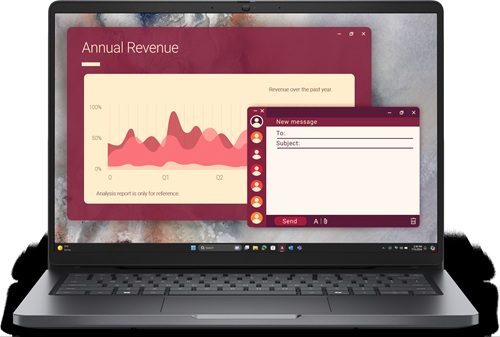 Dell BTP009_PC14250_AU, Pro14, 14" FHD Screen, Intel Core 5-120U, 16GB DDR5 RAM, 512GB NVMe SSD, Wireless AX+Bluetooth, Windows 11 Pro,1 Year Warranty.