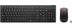 Lenovo 4X31R64453, Essential Wireless Combo Keyboard & Mouse Gen 2, US English 103P (Copilot), 3 Year Warranty