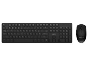 MS FORGE K200 W COMBO US, FORGE K200 Keyboard & Mouse Combo, Wireless Dongle, Upto 440HRS, Black, 1 Year Warranty