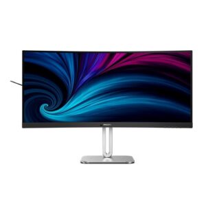 Philips 34B2U5600C, 34" (21:9) CURVE WQHD, HDMI, DP, USB-C, RJ45, Speaker, H/ADJ, 4 Year Warranty