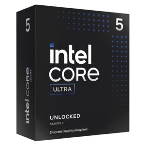 Intel BX80768245KF, Intel I5-245KF, LGA1851 Socket, Cores: 14, 14 Threads, Base: 4.20 GHz, Cache: 24 MB, TDP: 125W, 3 Year Warranty