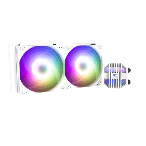 Zalman ALPHA2 SE A24 WHITE, CPU Liquid Cooler, Radiator: 240mm, Fan Size: 120mm, Pack of Two. Noise Level: 29.7dB(A), Compatible: Intel : LGA 1851/1700/1200/115X AMD : AM5/AM4, 3 Year Warranty