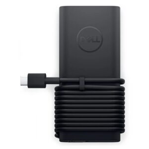 Dell 450-BFXC, 65W USB-C PECOS-Greenv2 AC Adapter with PowerCord, Input Voltage Range: 100 V AC-240 V AC, Frequency: 50 Hz, 60 Hz, Maximum Input Current: 1.70 A, 1 Year Warranty