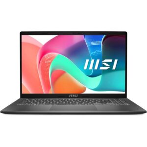 MSI Modern 15 F13MG-290AU, 15.6" FHD Screen, Intel Core i7-1355U, 16GB(2x8GB) DDR4 RAM, 512GB NVMe SSD, Wireless AX+Bluetooth, Windows 11 Home, Grey, 1 Year Warranty
