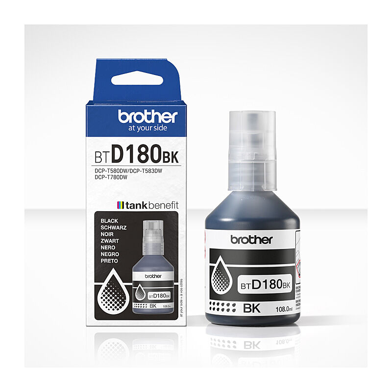 Brother BTD180BK Bk Ink Bottle - Image 2