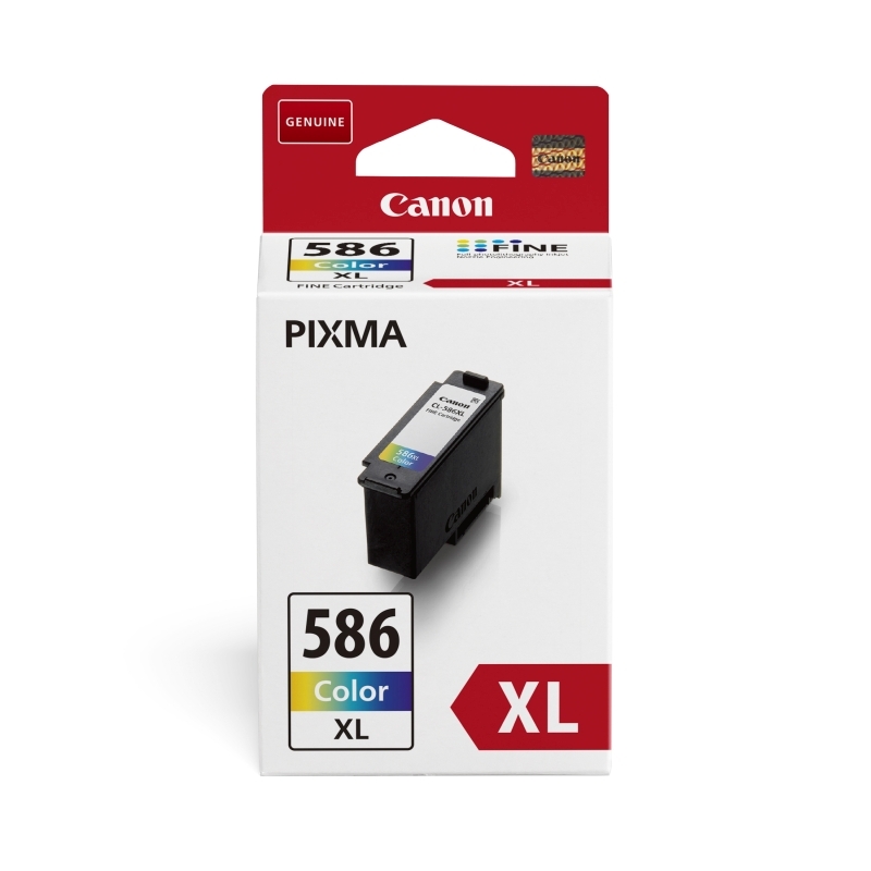 Canon CL-586XL, Ink Cartridge, XL Colour, Page Yield (colour): 300, Printer Compatibility: Canon TR7860, TS7760, 1 Year Warranty