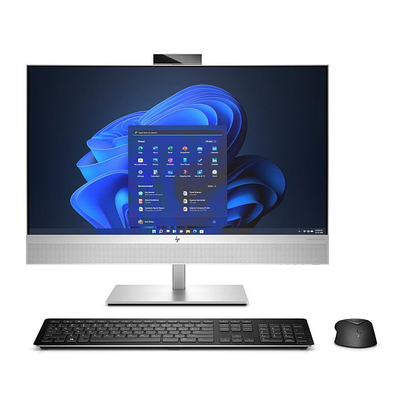 HP A41K8PT, EliteOne 870 G9 AIO, 27" QHD Touch Screen (IR-Webcam), Intel i7-14700, 16GB DDR5 RAM, 512GB NVMe SSD, Keyboard+Mouse, Wireless AX+Bluetooth, Windows 11 Pro, 3 Year Onsite Warranty (Replaces 9G9T0PT)