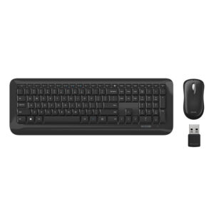 Incase PY9-00018, Microsoft Wireless Desktop 850 Keyboard & Mouse, QWERTY, USB 2.0 Wireless RF, Optical, 1000 dpi, 3 Button, Scroll Wheel, Black, 1 Year Warranty