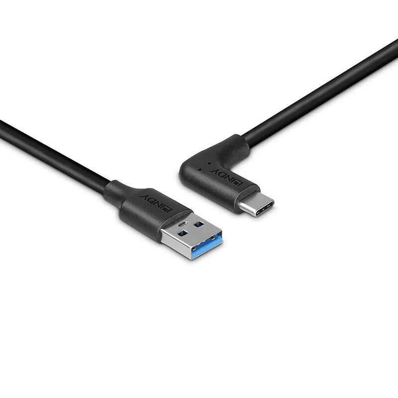 Lindy 0.5m USB 3.2 A to C R/A - Image 3