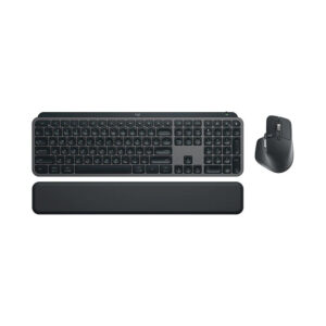Logitech 920-010937, MX Keyboard and Mouse Combo, 108Keys, Wireless+Bluetooth, USB, Black, 2 Year Warranty