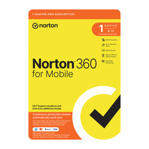 Norton 360 Mobile 1U 1D 1 Yr