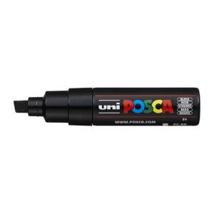 Posca PC-8M Bold Chisel Black