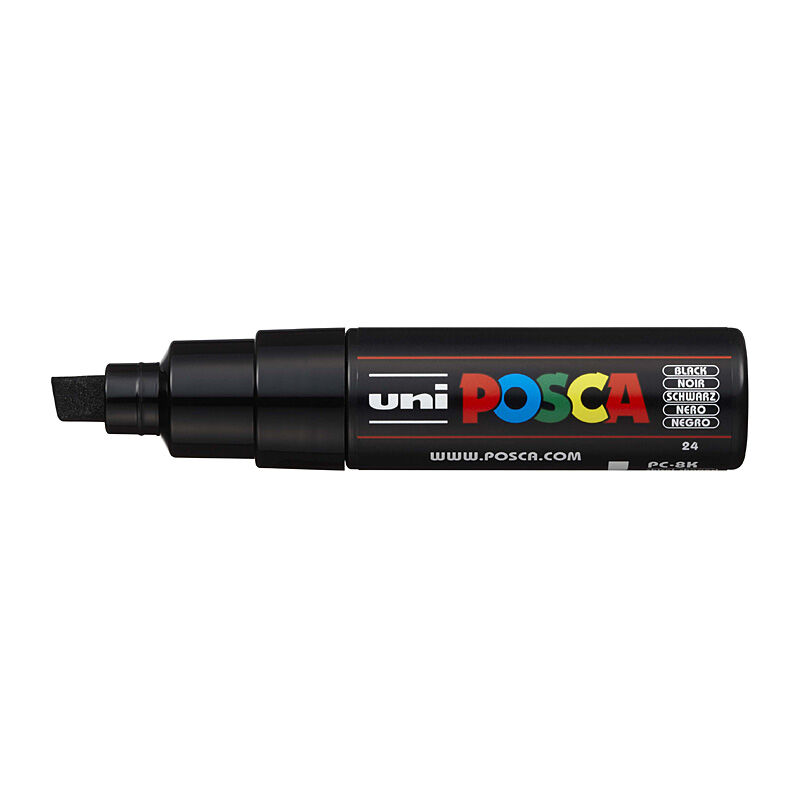 Posca PC-8M Bold Chisel Black