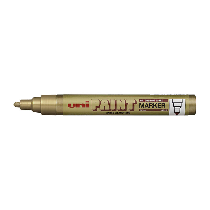 uni Pnt Mrk Blt PX20 Gold Bx12