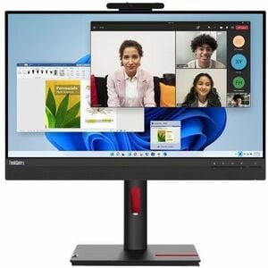 Lenovo 12NAGAR1AU, ThinkCentre TIO24 G5, 23.8" IPS WLED, 1920x1080, 16:9, 4ms, 1xHDMI, 1xDP, USB, Webcam, Speakers, VESA, Adjustable Height, Tilt, Swivel, Pivot, 3 Year Warranty