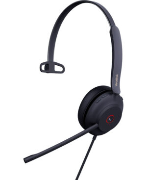 Yealink UH37-MONO-UC, Professional Headset, Mono, USB-A, Busylight, Wired, Black, 2 Year Warranty