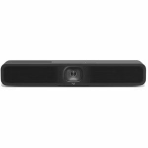 Logitech 960-001680, MeetUp 2 Video Conferencing Camera, USB 3.1 Type-C, 4K, 3840 x 2160, 120° Angle, 4xDigital Zoom, Microphone, Wireless LAN, RJ-45, Computer, Monitor, Windows 10 or Higher, MacOS, Built-in Speaker, 2 Year Warranty