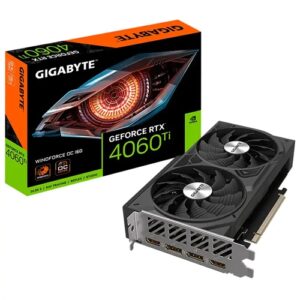 Gigabyte N406TWF2-OC-16GD, Nvidia GeForce RTX 4060 Ti, 16GB GDDR6, Core Clock: 2565 MHz, Cuda Core: 4352, 2xHDMI, 2xDP, PSU: 500W, PCIe4.0, 3 Year Warranty